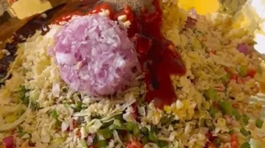 Crispy Manchurian paratha filled with chopped winter vegetables 2